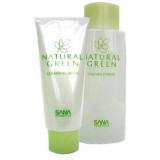 Пенка-энерготоник для чувствительной кожи Sana Natural Green Cleansing Foam