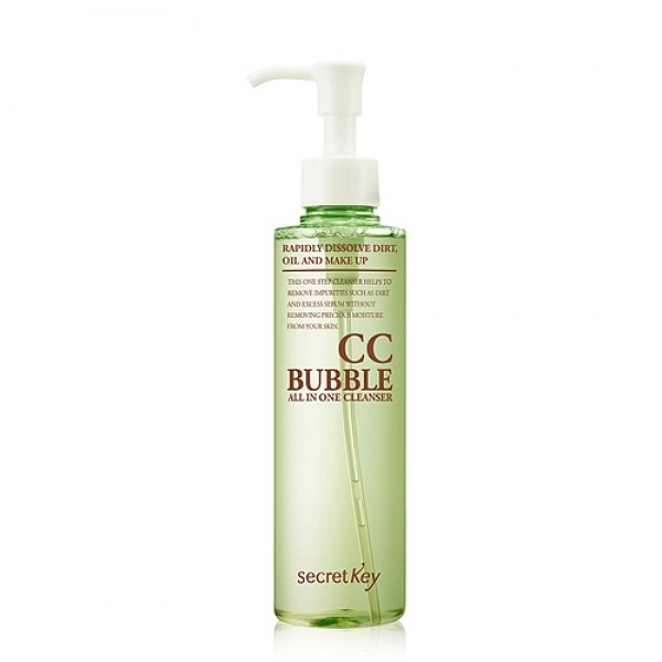 

средство для снятия бб- и сс-макияжа secret key cc bubble all in one cleanser
