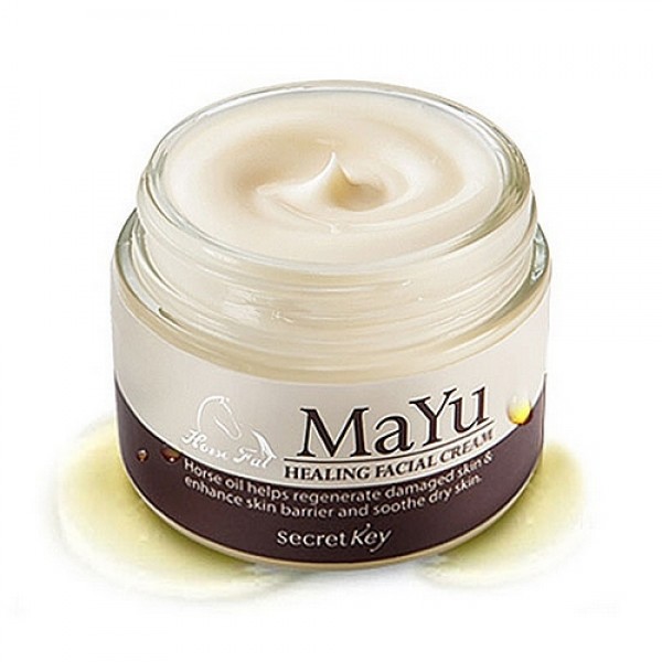 

крем для лица питательный secret key mayu healing facial cream