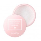 Пудра рассыпчатая для жирной кожи Secret Key Rose Water Oil Clear Powder