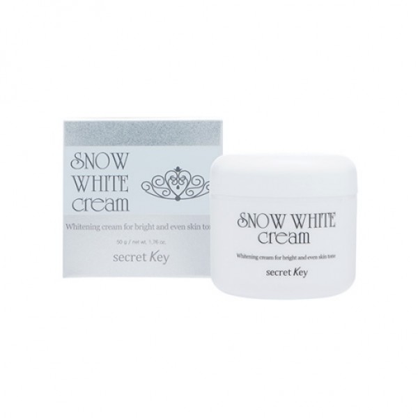 

крем для лица увлажняющий отбеливающий secret key snow white cream