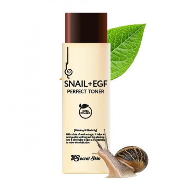 тонер для лица с экстрактом улитки secret skin snail + egf perfect toner