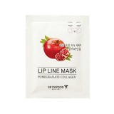 Маска для носогубных складок Skin Food  Pomegranate Collagen Lip Line Mask