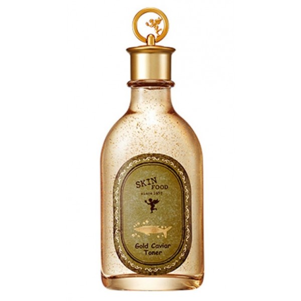 тонер с экстрактом икры skin food gold caviar toner