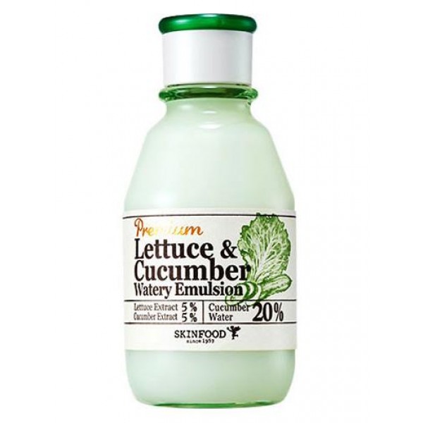 эмульсия увлажняющая с экстрактами огурца и салата skin food premium lettuce & cucumber watery emulsion