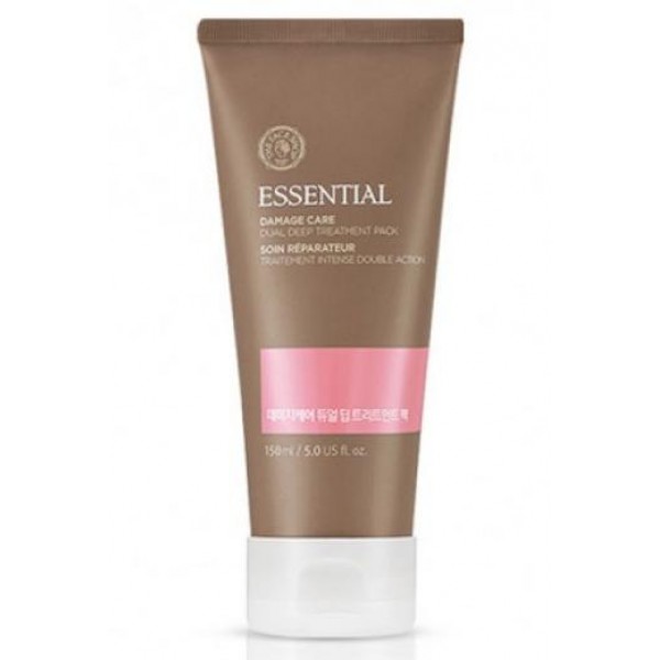 маска для волос восстанавливающая the face shop essential damage care dual deep treatment pack