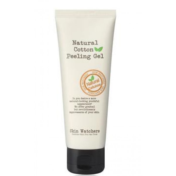 

отшелушивающий гель-скатка для лица skin watchers natural cotton peeling gel