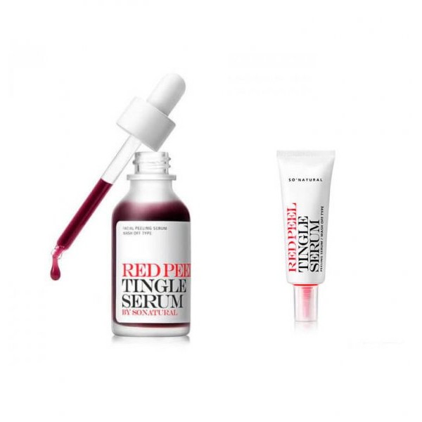 

очищающая пиллинг-сыворотка для лица so natural red peel tingle serum
