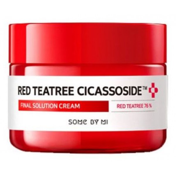 

крем с экстрактом красного чайного дерева some by mi red teatree cicassoside derma solution cream