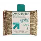 Губка-скраббер для мытья посуды Sungbo Cleamy Save Scrubber