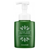 Очищающая пенка c дозатором с экстрактами альпийских трав Swisspure Alpine Herb Deep Cleansing Bubble Foam