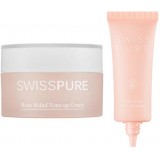 Крем с розовой водой для улучшения цвета лица, туба Swisspure Rosy Relief Tone Up Cream