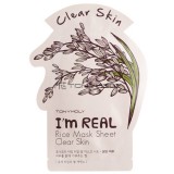 Маска лицо тканевая рис Tony Moly I'm Real Rice Mask Sheet