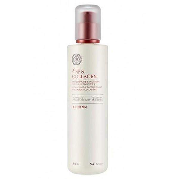 

тонер с экстрактом граната и коллагеном the face shop pomegranate and collagen volume lifting toner