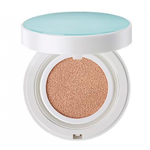 

основа тональная увлажняющая the saem eco soul essence cushion aqua max spf50+ pa+++