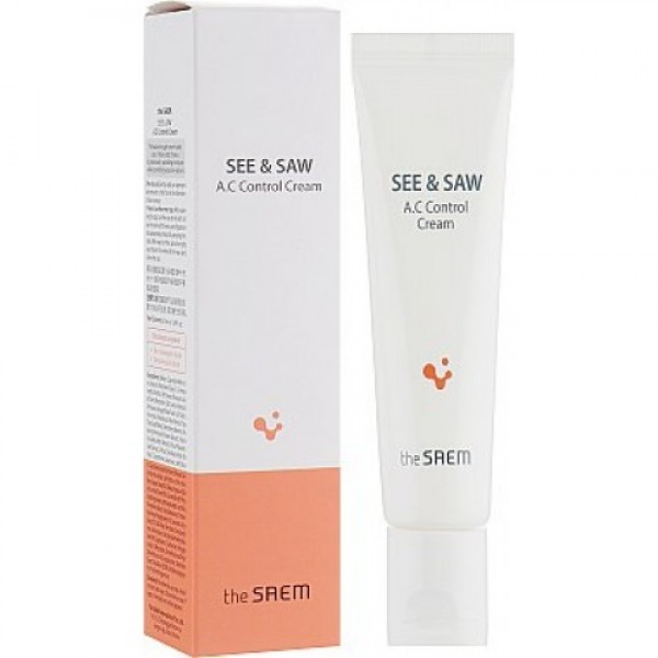 

крем для контроля чистоты и жирности кожи the saem see & saw a.c control cream