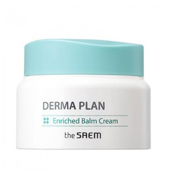 

крем-бальзам для чувствительной кожи the saem derma plan enriched balm cream