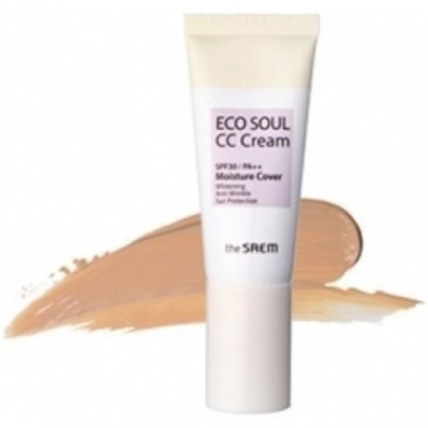 

крем сс the saem eco soul make up cc spf30 pa++