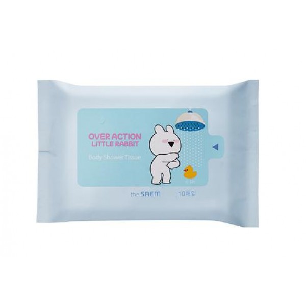 

салфетки для тела очищающие the saem manner mode body shower tissue