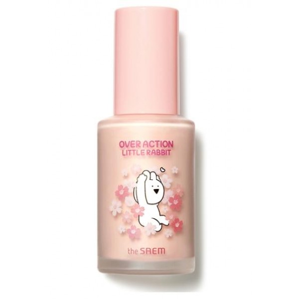 

база под макияж the saem over action little rabbit eco soul peach base spf44 pa++
