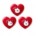 Тинт для губ универсальный The Saem Over Action Little Rabbit Love Me Multi Pot фото-2