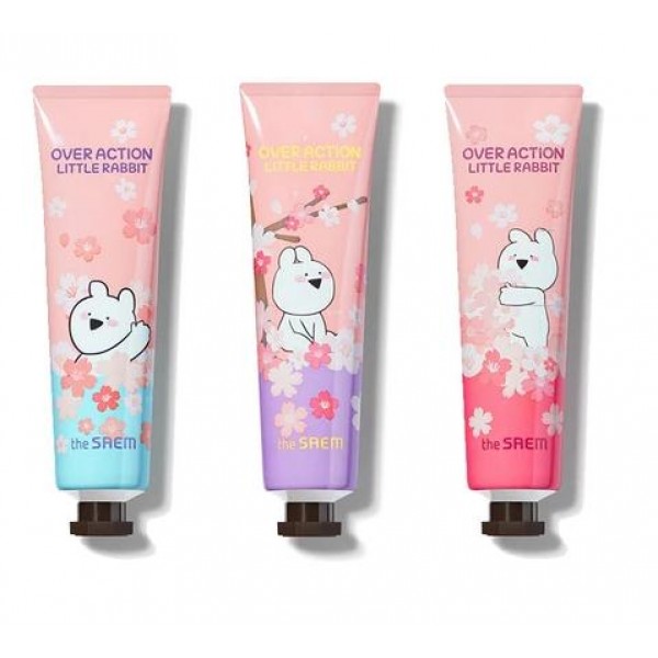 

крем для рук парфюмированный the saem over action little rabbit perfuemd hand velvet cream
