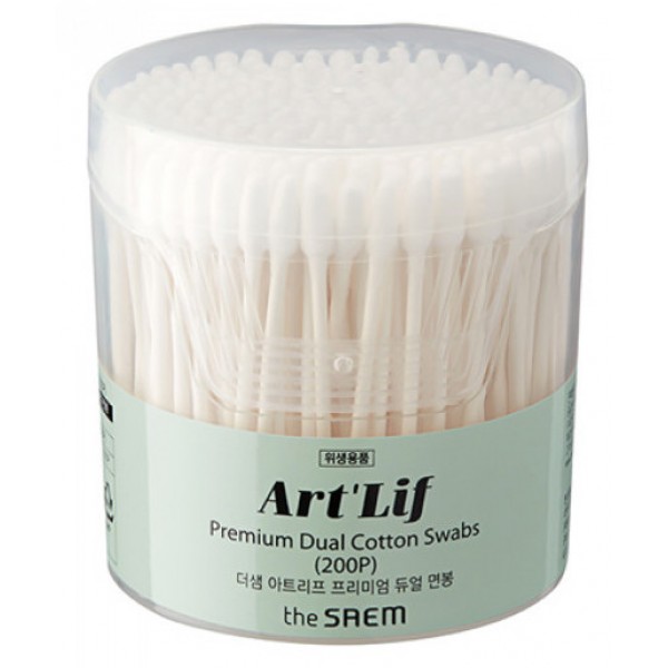 

палочки ватные the saem art'lif premium dual cotton swabs