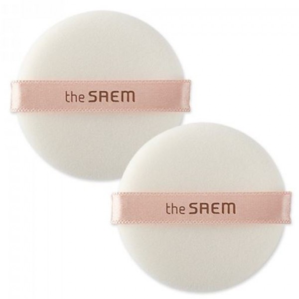 

набор косметических спонжей для пудры the saem art'lif round puff