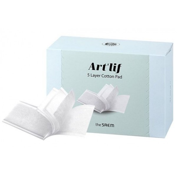 

диски хлопковые the saem art'lif 5 layer cotton pad