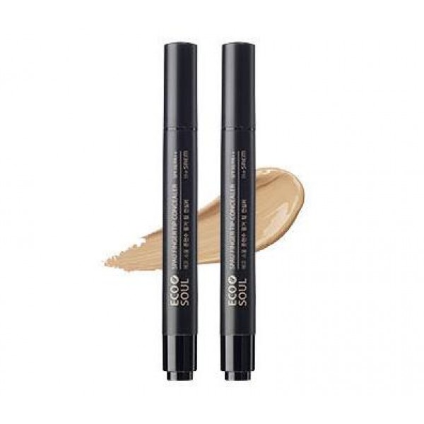 

корректор увлажняющий the saem eco soul spau finger tip concealer