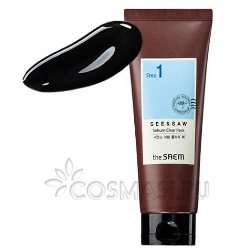 Маска-пленка очищающая The Saem See & Saw A.c Control Sebum Clear Pack фото-1