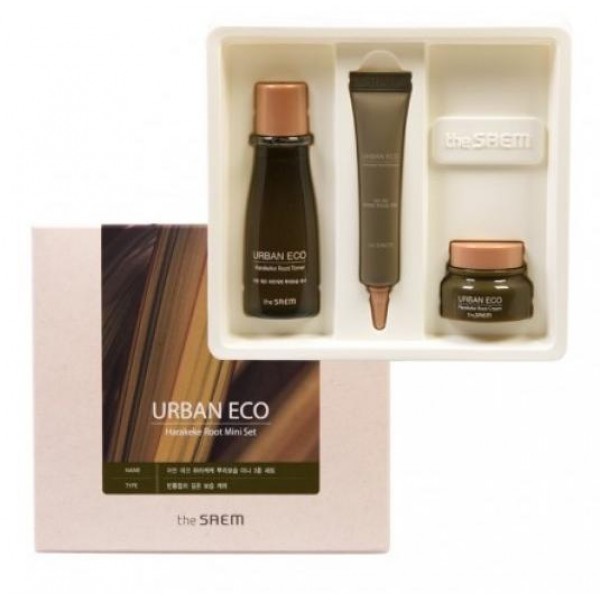 

мини набор с экстрактом новозеландского льна the saem urban eco harakeke root mini set