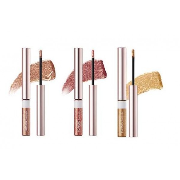 тени для глаз сияющие the saem eco soul sparkling eye
