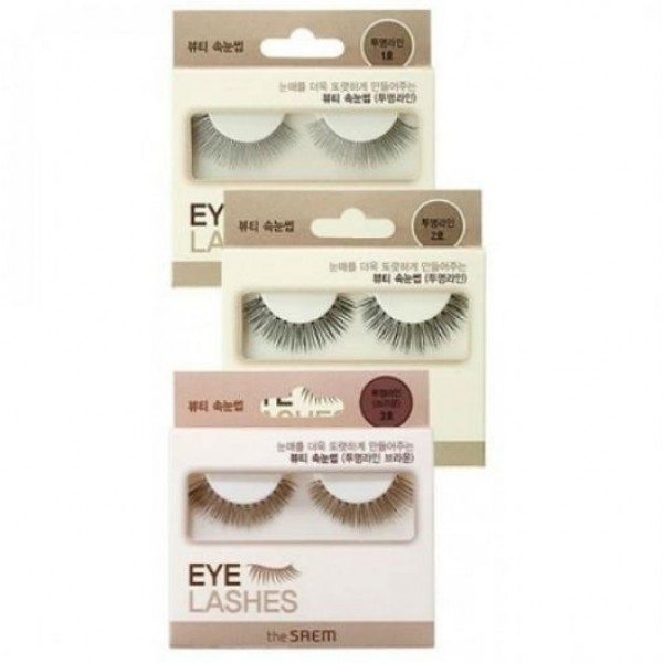 

накладные ресницы the saem eyelash clear line