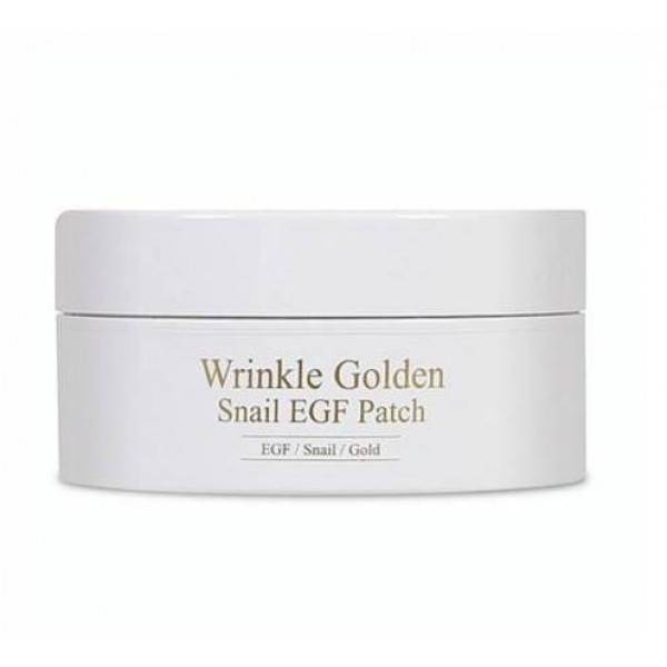 

гидрогелевые патчи с egf, золотом и муцином улитки the skin house wrinkle golden snail egf patch