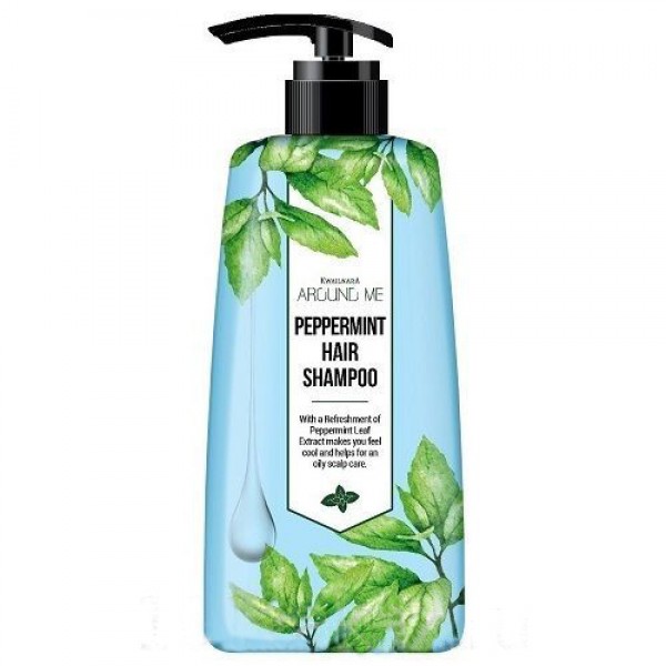 

шампунь для волос welcos around me peppermint hair shampoo