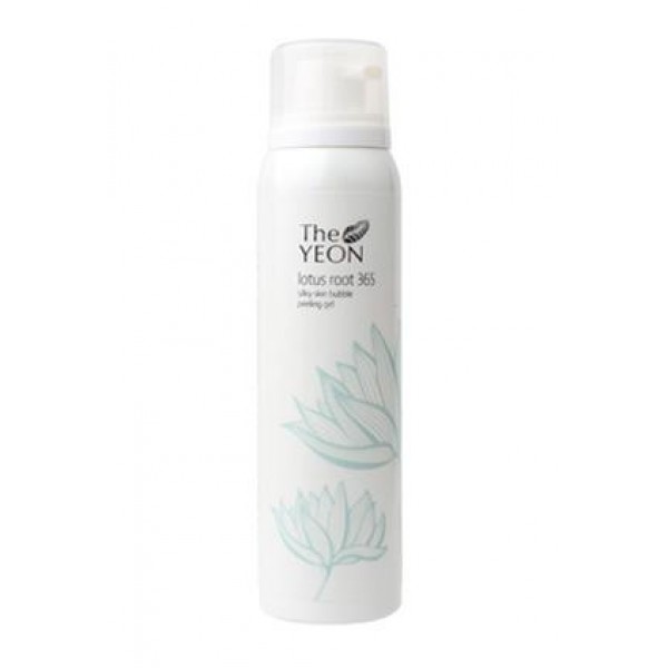 пилинг-гель с экстрактом лотоса the yeon lotus roots 365 silky skin bubble peeling gel