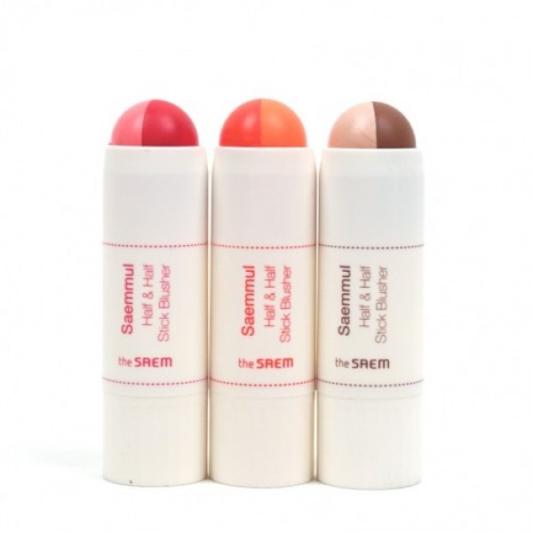 стик-румяна двухцветные the saem saemmul half & half stick blusher - Декоративная косметика - Для лица стик-румяна двухцветные the saem saemmul half & half stick blusher - Декоративная косметика - Для лица