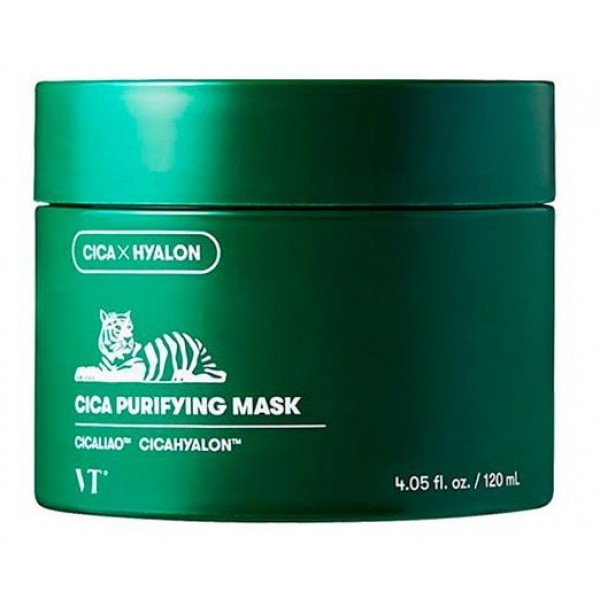 

очищающая глиняная маска с центеллой vt cosmetics cica purifying mask