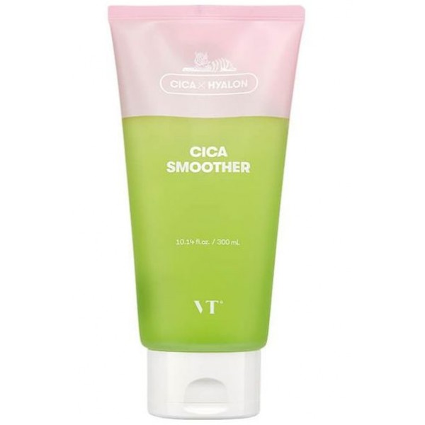 

успокаивающий гель для лица и тела с центеллой азиатской vt cosmetics cica smoother