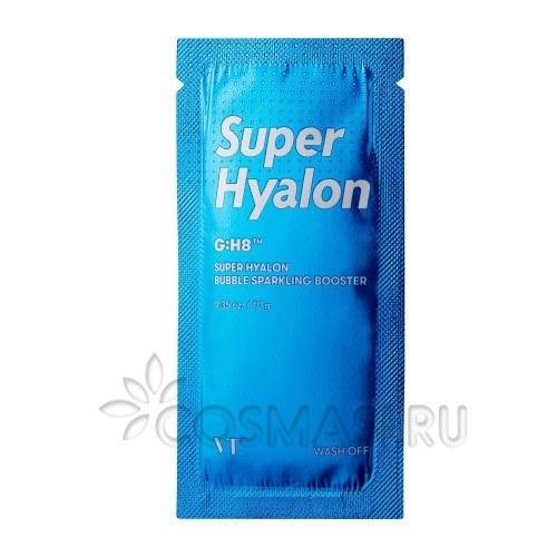 Кислородная увлажняющая маска-пенка VT Cosmetics Super Hyalon Bubble  Sparkling Booster