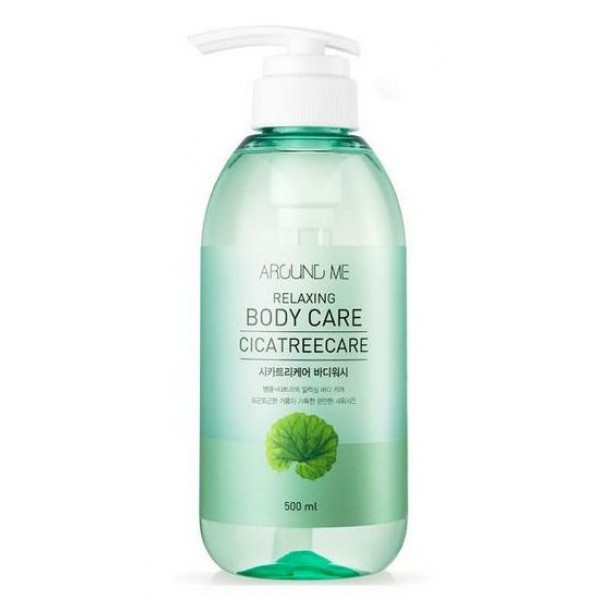 

гель для душа с центеллой и чайным деревом welcos around me cicatreecare body wash