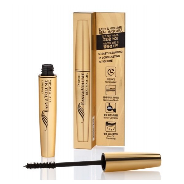 

тушь объемная deoproce easy volume real mascara