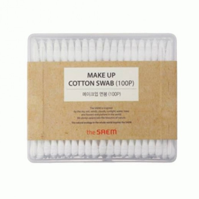 

ватные палочки the saem makeup cotton swab