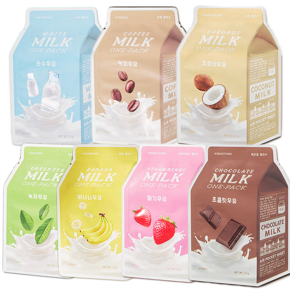 

тканевая молочная маска a'pieu milk one pack
