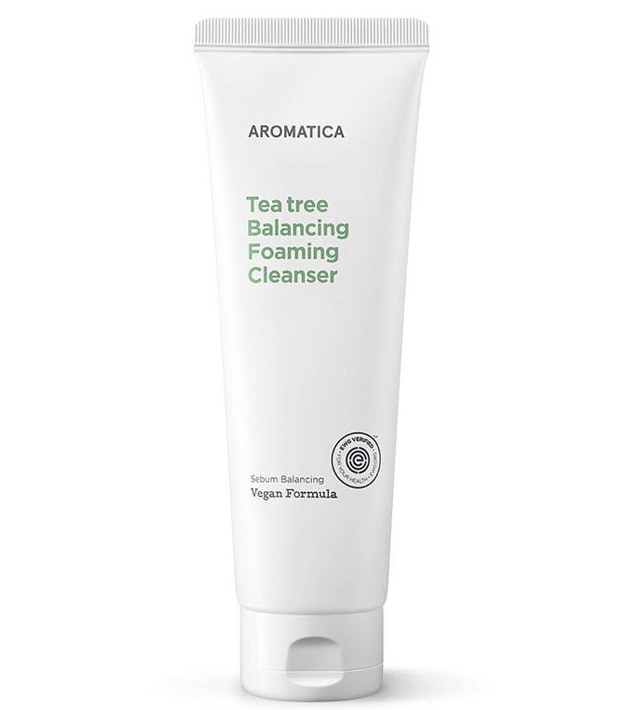 

балансирующая пенка с маслом чайного дерева aromatica tea tree balancing foaming cleanser