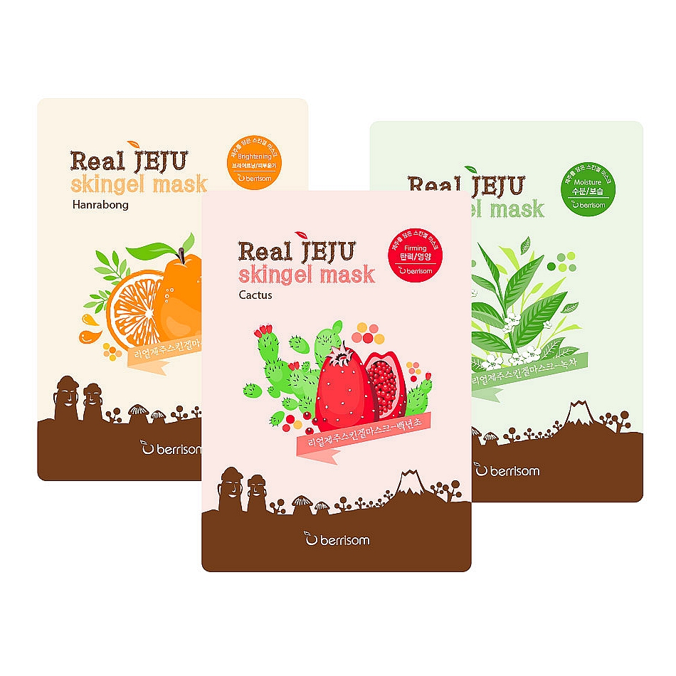 маска для лица
berrisom real jeju skingel mask