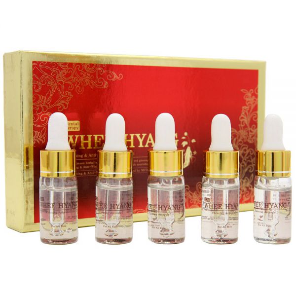 сыворотка для лица осветляющая deoproce whee hyang whitening ampoule set