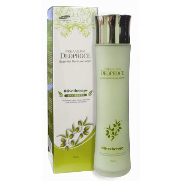 

тонер увлажняющий deoproce premium olivetherapy essential moisture skin