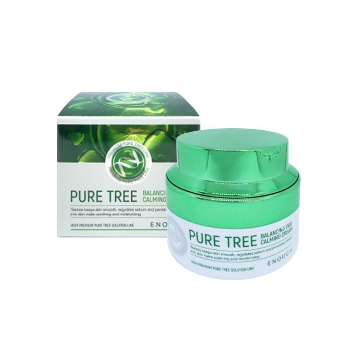 

успокаивающий крем с экстрактом чайного дерева enough pure tree balancing pro calming cream